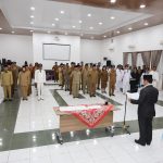 Wako Diwakili Sekda melantik 51 Pejabat Administrator dan Pengawas di Pemko Pematangsiantar.